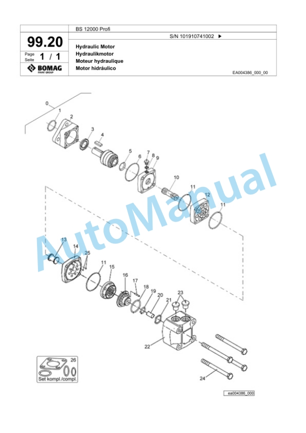 Bomag BS 12000 Profi Tractor-Towed Spreader Spare Parts Catalogue 00824293 3 Bomag BS 12000 Profi Tractor-Towed Spreader Spare Parts Catalogue 00824293-3