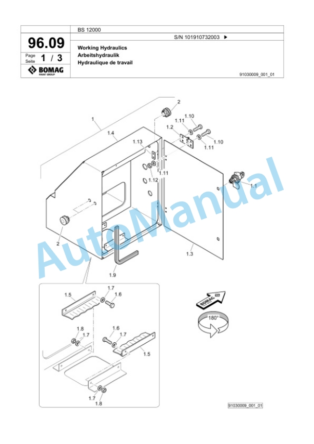 Bomag BS 12000 Tractor-Towed Spreader Spare Parts Catalogue 00824977 3 Bomag BS 12000 Tractor-Towed Spreader Spare Parts Catalogue 00824977-3