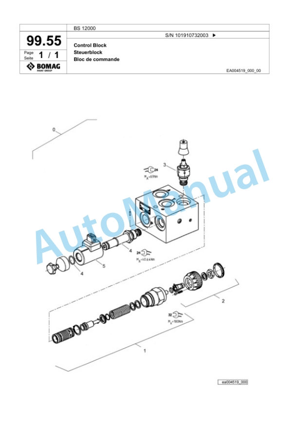 Bomag BS 12000 Tractor-Towed Spreader Spare Parts Catalogue 00824977 4 Bomag BS 12000 Tractor-Towed Spreader Spare Parts Catalogue 00824977-4