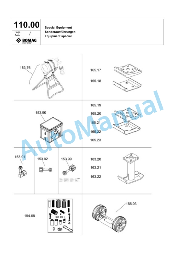 Bomag BT 60 G Vibratory Tamper Spare Parts Catalogue 00825113 3 Bomag BT 60 G Vibratory Tamper Spare Parts Catalogue 00825113-3