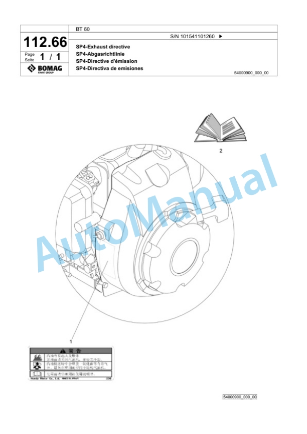 Bomag BT 60 Vibratory Tamper Spare Parts Catalogue 00818673 3 Bomag BT 60 Vibratory Tamper Spare Parts Catalogue 00818673-3