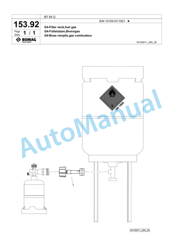 Bomag BT 65 G Vibratory Tamper Spare Parts Catalogue 00825115 4 Bomag BT 65 G Vibratory Tamper Spare Parts Catalogue 00825115-4
