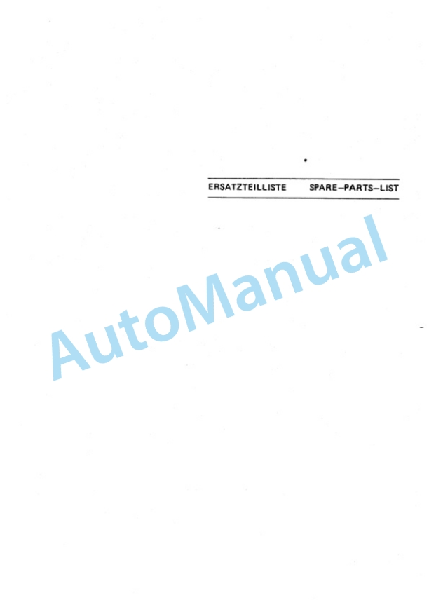 Bomag BTM 03 Terra Meter Spare Parts Catalogue 00819005 4 Bomag BTM 03 Terra Meter Spare Parts Catalogue 00819005-4