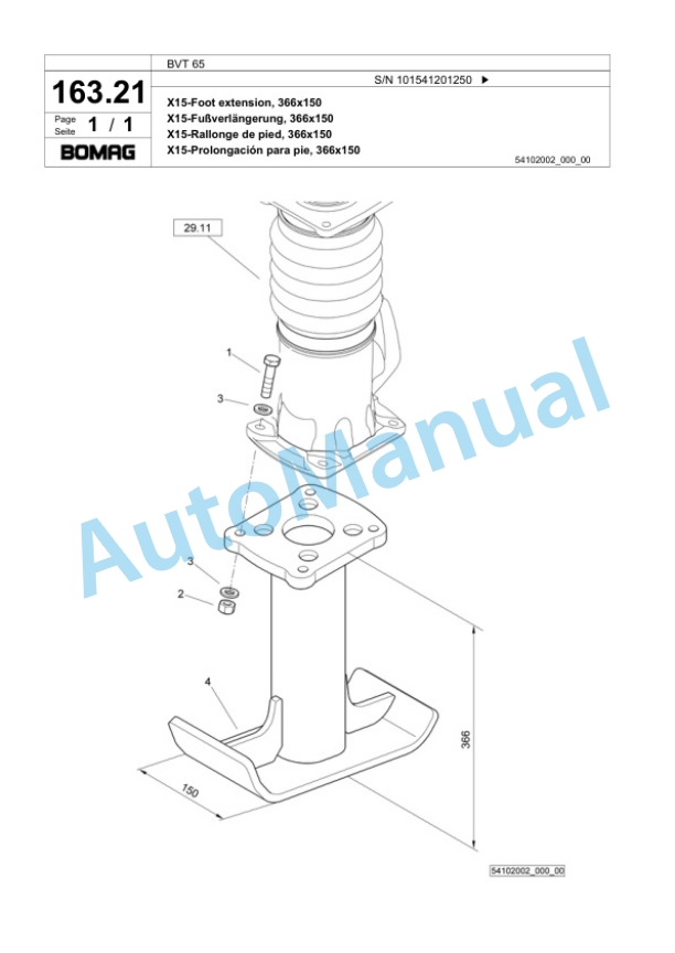 Bomag BVT 65 Vibratory Tamper Spare Parts Catalogue 00818677 5 Bomag BVT 65 Vibratory Tamper Spare Parts Catalogue 00818677-5