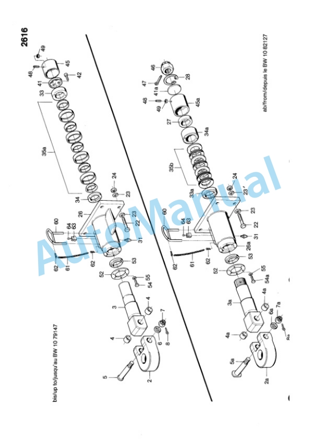 Bomag BW 10, BW 10 S Vibrating Towed Roller Spare Parts Catalogue 00812502 FR 4 Bomag BW 10, BW 10 S Vibrating Towed Roller Spare Parts Catalogue 00812502 FR-4