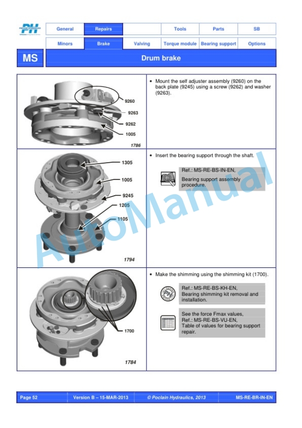 Bomag BW 100 AD-5, BW 100 AC-5, BW 120 AD-5, BW 120 AC-5 Tandem Vibratory Rollers Service Manual 00840072 5 Bomag BW 100 AD-5, BW 100 AC-5, BW 120 AD-5, BW 120 AC-5 Tandem Vibratory Rollers Service Manual 00840072 - Image 5