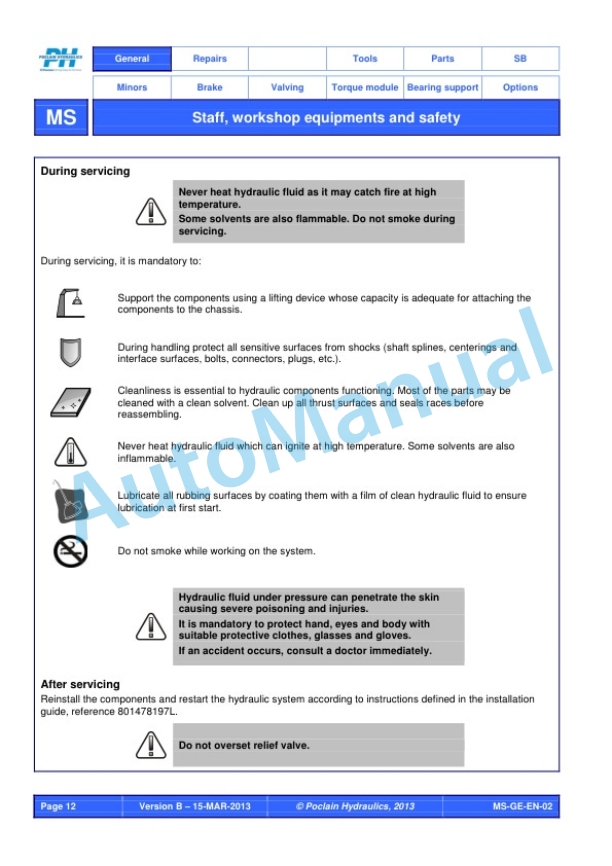 Bomag BW 100 AD-5 to BW 120 SL-5 Tandem Vibratory Rollers Service Manual 00840124 3 Bomag BW 100 AD-5 to BW 120 SL-5 Tandem Vibratory Rollers Service Manual 00840124 - Image 3