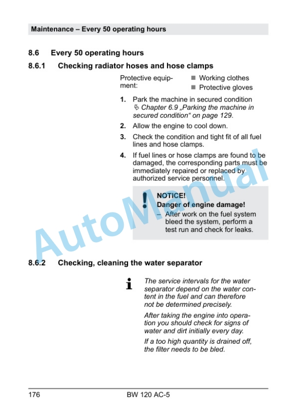 Bomag BW 120 AC-5 Combination Roller Operating and Maintenance Instructions 00820131 4 Bomag BW 120 AC-5 Combination Roller Operating and Maintenance Instructions 00820131 - Image 4