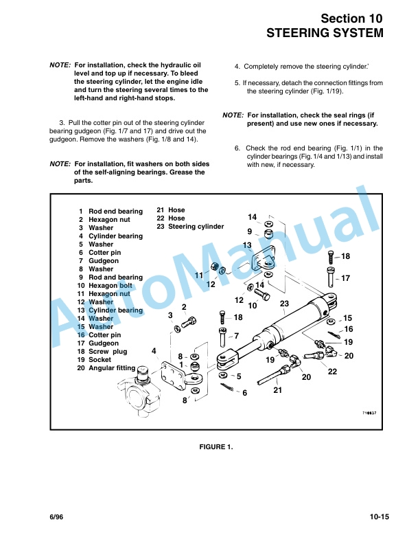 Bomag BW 124 D, BW 124 PD, BW 124 PDB Single Drum Rollers Repair Instructions 0852636 4 Bomag BW 124 D, BW 124 PD, BW 124 PDB Single Drum Rollers Repair Instructions 0852636-4