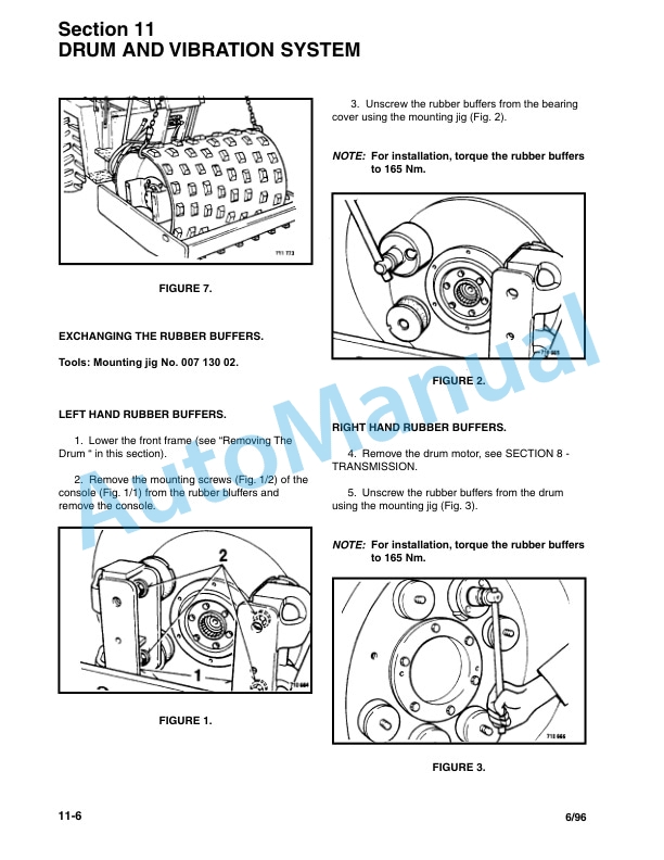 Bomag BW 124 D, BW 124 PD, BW 124 PDB Single Drum Rollers Repair Instructions 0852636 5 Bomag BW 124 D, BW 124 PD, BW 124 PDB Single Drum Rollers Repair Instructions 0852636-5