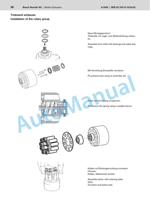 Bomag BW 135 AD-5, BW 138 AC-5, BW 138 AD-5 Tandem Vibratory Rollers Service Manual 00840132 3 Bomag BW 135 AD-5, BW 138 AC-5, BW 138 AD-5 Tandem Vibratory Rollers Service Manual 00840132 - Image 3