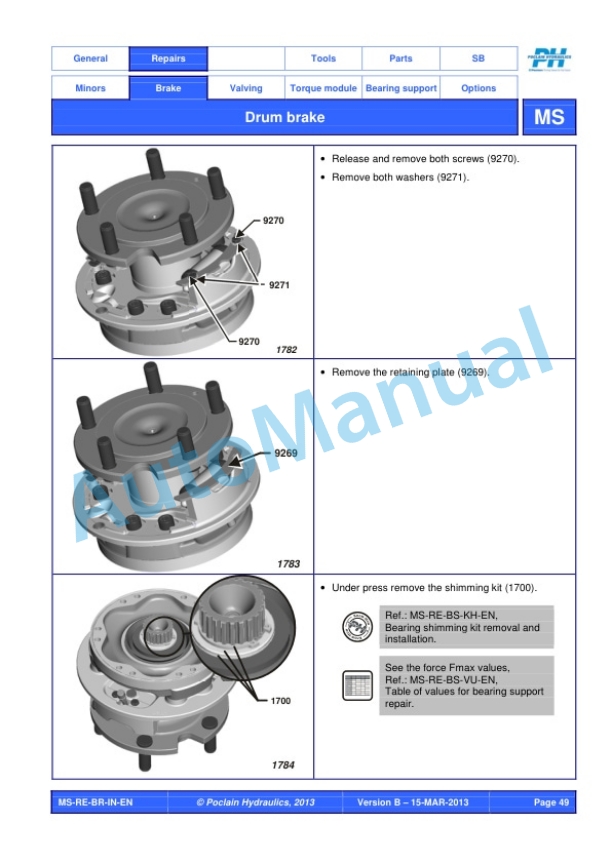 Bomag BW 135 AD-5, BW 138 AC-5, BW 138 AD-5 Tandem Vibratory Rollers Service Manual 00840132 5 Bomag BW 135 AD-5, BW 138 AC-5, BW 138 AD-5 Tandem Vibratory Rollers Service Manual 00840132 - Image 5