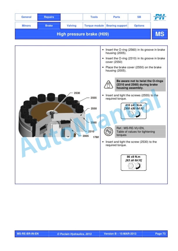 Bomag BW 135 AD-5, BW 138 AC-5, BW 138 AD-5 Tandem Vibratory Rollers Service Manual 00840134 4 Bomag BW 135 AD-5, BW 138 AC-5, BW 138 AD-5 Tandem Vibratory Rollers Service Manual 00840134 - Image 4