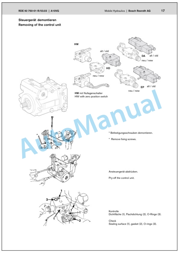 Bomag BW 135 AD-5, BW 138 AD-5, BW 138 AC-5 Tandem Vibratory Roller Service Manual 00892251 2 Bomag BW 135 AD-5, BW 138 AD-5, BW 138 AC-5 Tandem Vibratory Roller Service Manual 00892251 - Image 2