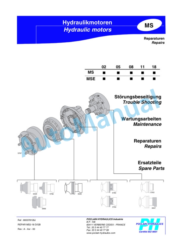 Bomag BW 135 AD, BW 138 AD, BW 138 AC Tandem Vibratory Roller Service Manual 00891444 5 Bomag BW 135 AD, BW 138 AD, BW 138 AC Tandem Vibratory Roller Service Manual 00891444 - Image 5