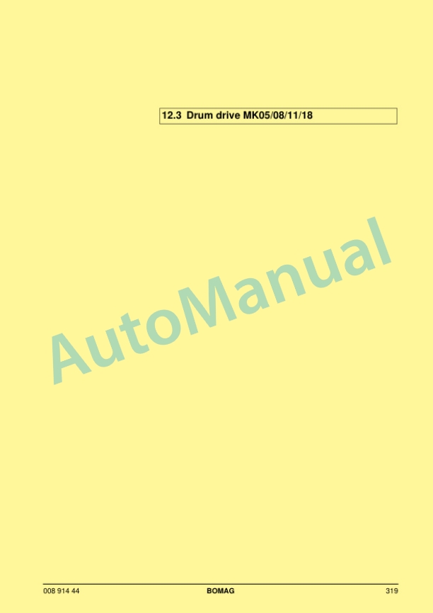 Bomag BW 135 AD, BW 138 AD, BW 138 AC Tandem Vibratory Rollers Service Manual 00891444 3 Bomag BW 135 AD, BW 138 AD, BW 138 AC Tandem Vibratory Rollers Service Manual 00891444 - Image 3