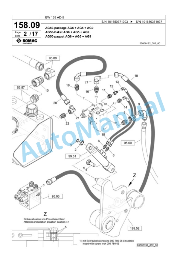 Bomag BW 138 AD-5 Tandem Vibratory Roller Spare Parts Catalogue 00824927 3 Bomag BW 138 AD-5 Tandem Vibratory Roller Spare Parts Catalogue 00824927-3