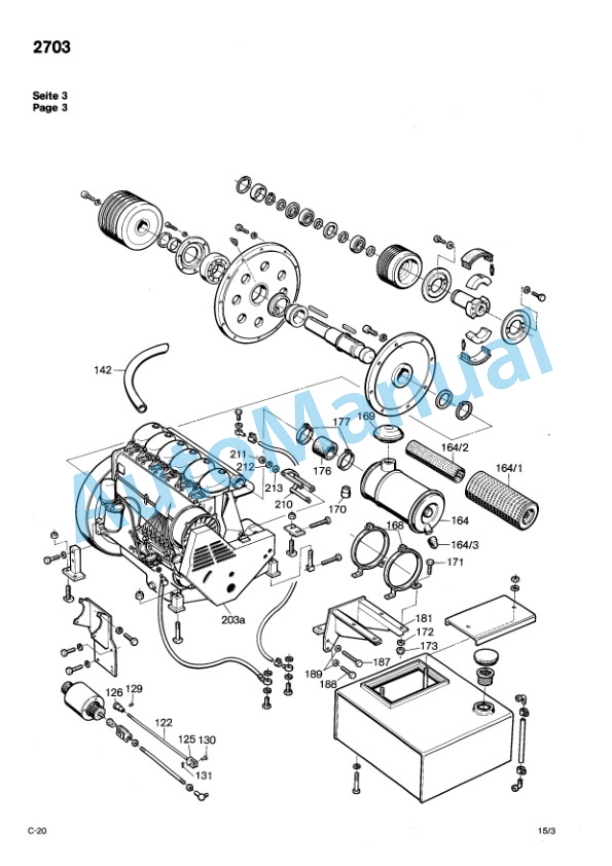 Bomag BW 15, BW 15S Towed Vibratory Rollers Spare Parts Catalogue 00812602 FR 3 Bomag BW 15, BW 15S Towed Vibratory Rollers Spare Parts Catalogue 00812602 FR-3