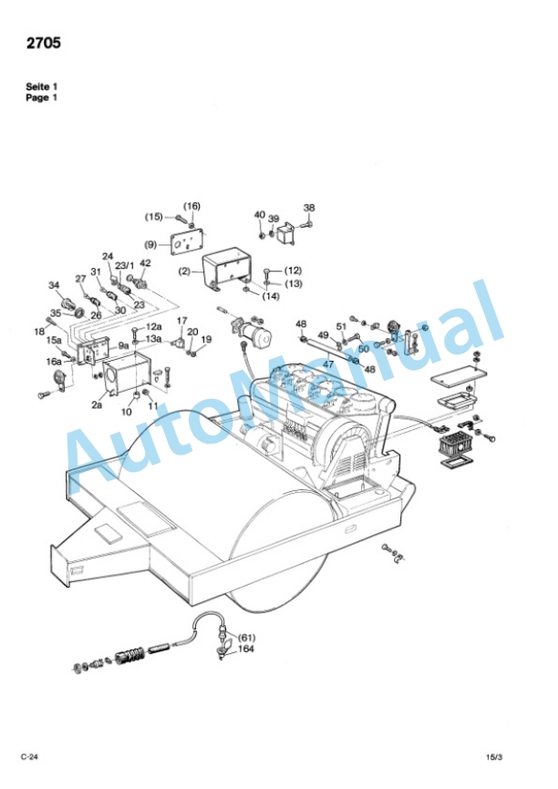 Bomag BW 15, BW 15S Towed Vibratory Rollers Spare Parts Catalogue 00812602 FR 4 Bomag BW 15, BW 15S Towed Vibratory Rollers Spare Parts Catalogue 00812602 FR-4