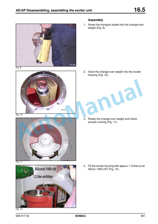 Bomag BW 154 AD-4 AM Tandem Vibratory Roller Service Manual 00891753 3 Bomag BW 154 AD-4 AM Tandem Vibratory Roller Service Manual 00891753 - Image 3