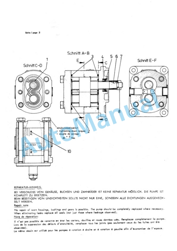 Bomag BW 16-20 R Pneumatic Tyred Roller Spare Parts Catalogue 00811901 4 Bomag BW 16-20 R Pneumatic Tyred Roller Spare Parts Catalogue 00811901-4