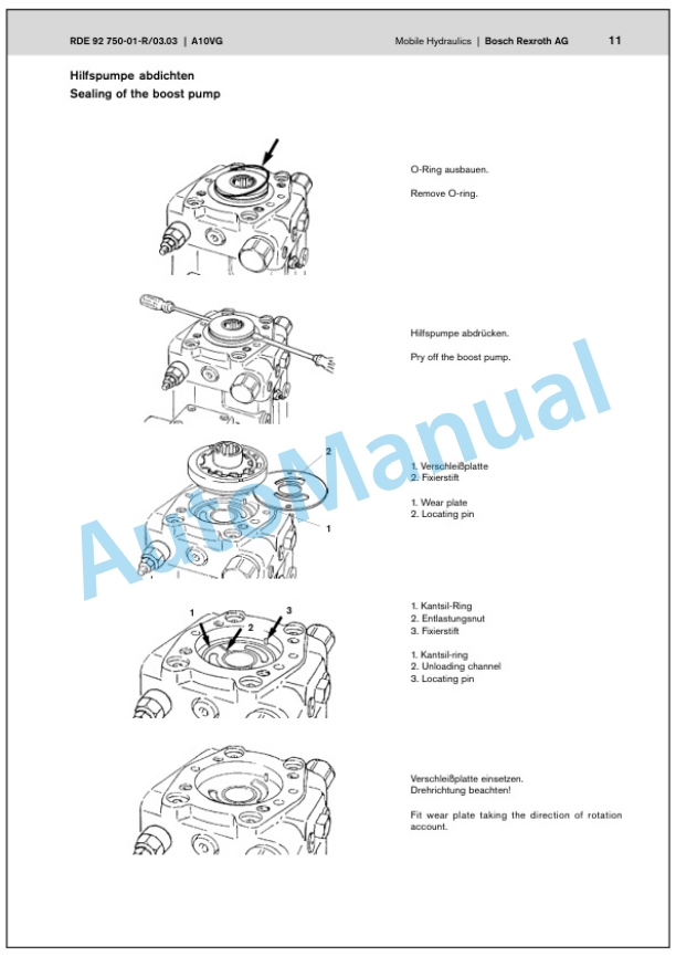 Bomag BW 161 AC-4 Combination Roller Service Manual 00891605 4 Bomag BW 161 AC-4 Combination Roller Service Manual 00891605 - Image 4