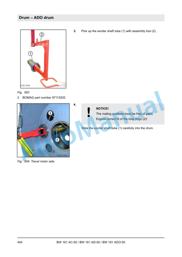 Bomag BW 161 AC-50, BW 161 AD-50, BW 161 ADO-50 Tandem Vibratory Rollers Service Manual 00840194 2 Bomag BW 161 AC-50, BW 161 AD-50, BW 161 ADO-50 Tandem Vibratory Rollers Service Manual 00840194 - Image 2