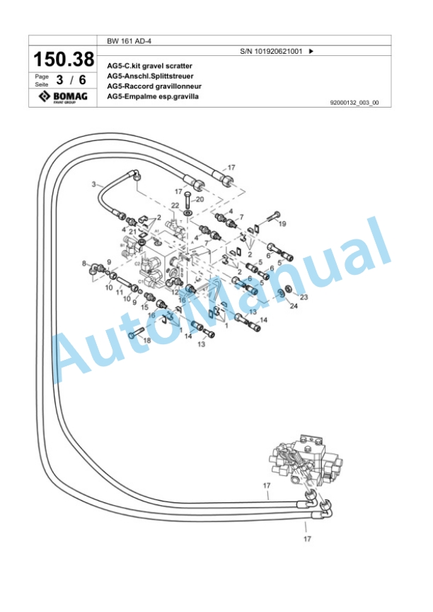 Bomag BW 161 AD-4 Tandem Vibratory Roller Spare Parts Catalogue 00818959 4 Bomag BW 161 AD-4 Tandem Vibratory Roller Spare Parts Catalogue 00818959-4
