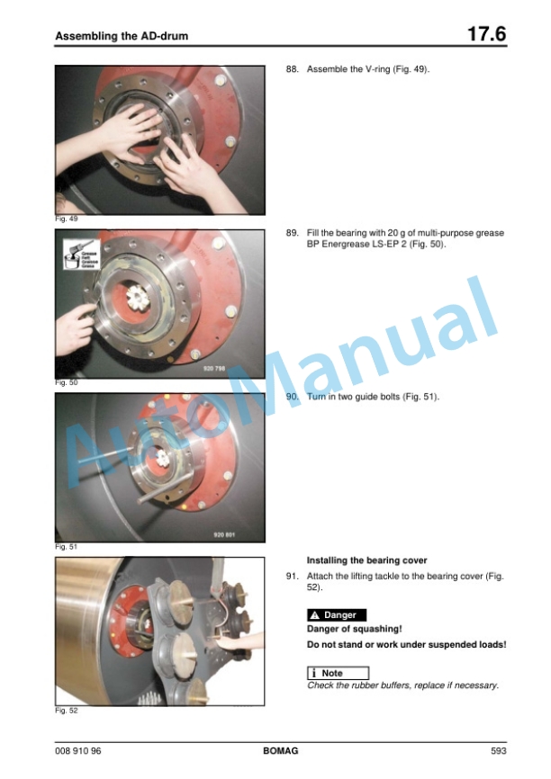 Bomag BW 161 AD-4 to BW 161 AC-4 Tandem Vibratory Roller Service Manual 00891096 2 Bomag BW 161 AD-4 to BW 161 AC-4 Tandem Vibratory Roller Service Manual 00891096 - Image 2