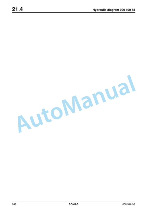 Bomag BW 161 AD-4 to BW 161 AC-4 Tandem Vibratory Roller Service Manual 00891096 5 Bomag BW 161 AD-4 to BW 161 AC-4 Tandem Vibratory Roller Service Manual 00891096 - Image 5