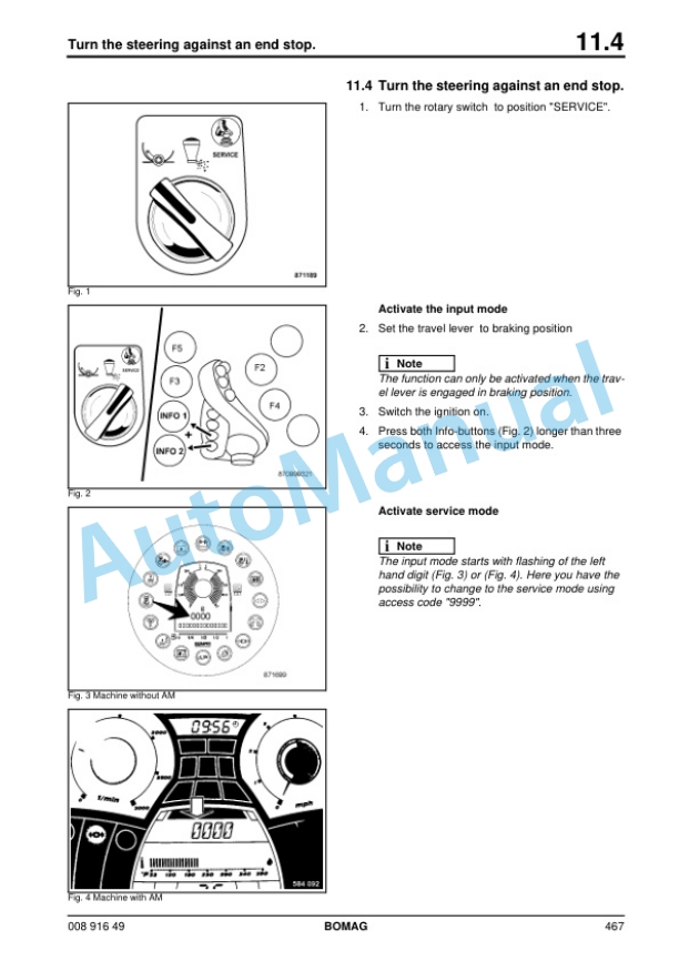 Bomag BW 174 AP-4 AM Tandem Vibratory Roller Service Manual 00891649 2 Bomag BW 174 AP-4 AM Tandem Vibratory Roller Service Manual 00891649 - Image 2