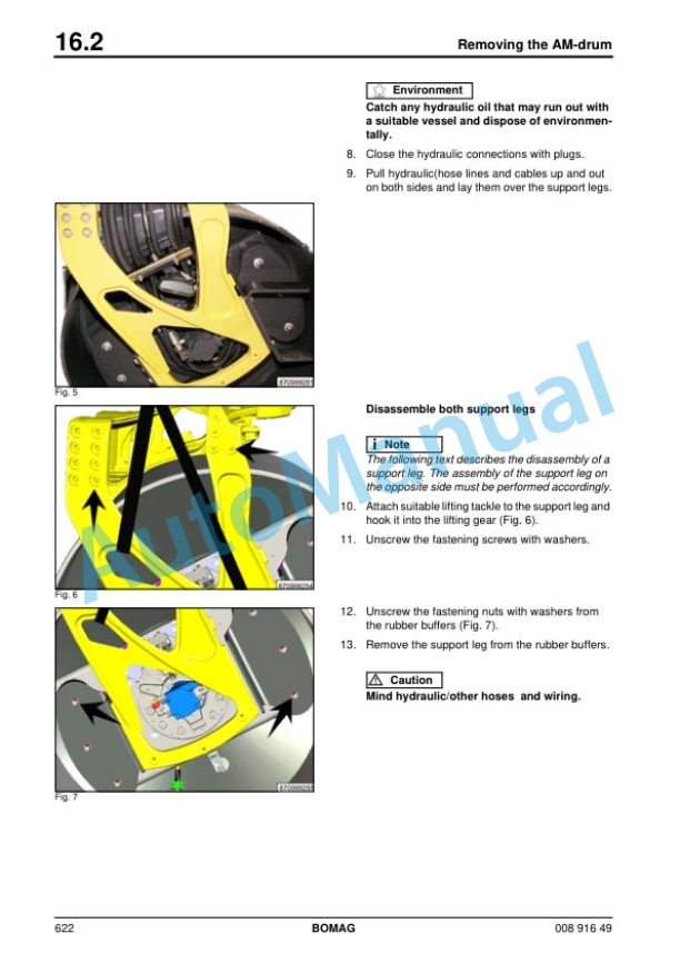 Bomag BW 174 AP-4 AM Tandem Vibratory Roller Service Manual 00891649 3 Bomag BW 174 AP-4 AM Tandem Vibratory Roller Service Manual 00891649 - Image 3