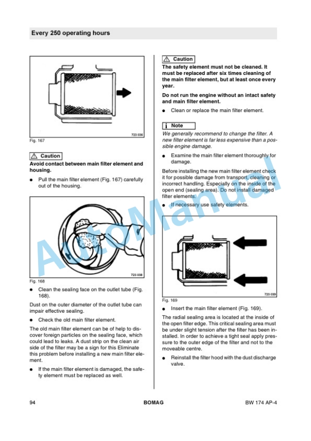 Bomag BW 174 AP-4 Tandem Vibratory Roller Operating and Maintenance Instructions 00806401 3 Bomag BW 174 AP-4 Tandem Vibratory Roller Operating and Maintenance Instructions 00806401 - Image 3