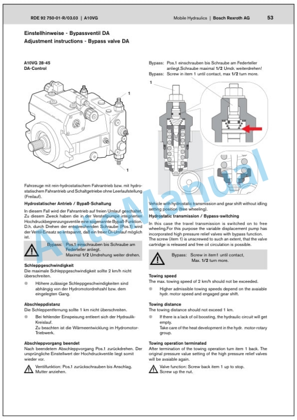 Bomag BW 174 AP, BW 174 ACP Tandem Vibratory Rollers Service Manual 00891508 5 Bomag BW 174 AP, BW 174 ACP Tandem Vibratory Rollers Service Manual 00891508 - Image 5