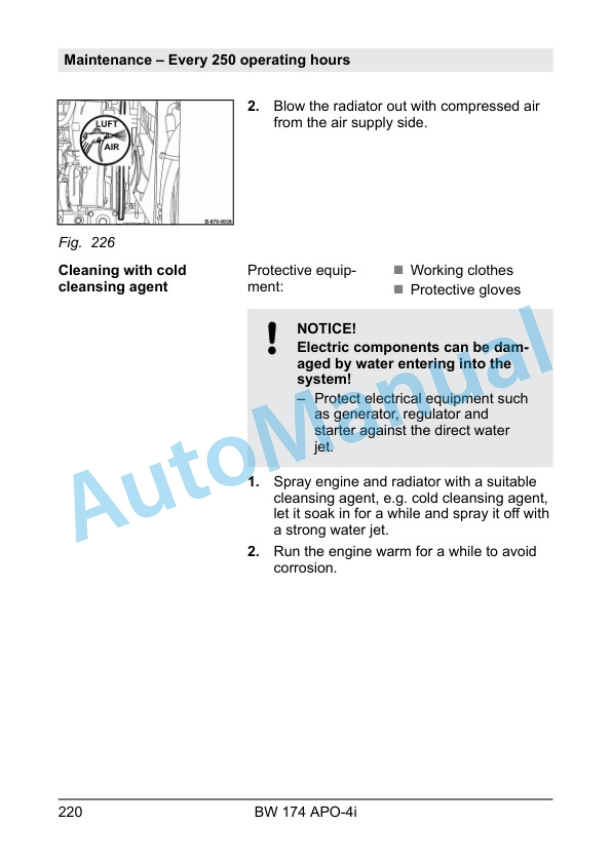 Bomag BW 174 APO-4i Tandem Vibratory Roller Operating and Maintenance Instructions 00820287 4 Bomag BW 174 APO-4i Tandem Vibratory Roller Operating and Maintenance Instructions 00820287 - Image 4