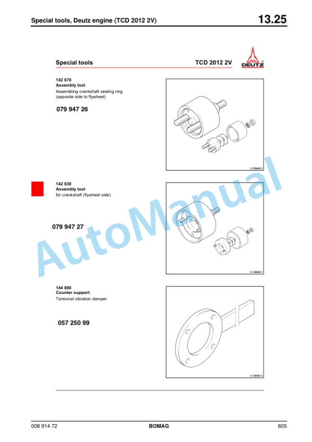 Bomag BW 190 AD-4 AM, BW 203 AD-4 AM Tandem Vibratory Roller Service Manual 00891472 2 Bomag BW 190 AD-4 AM, BW 203 AD-4 AM Tandem Vibratory Roller Service Manual 00891472 - Image 2