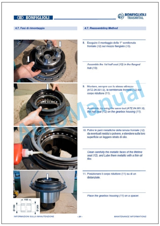 Bomag BW 190 AD-4 AM, BW 203 AD-4 AM Tandem Vibratory Roller Service Manual 00891756 5 Bomag BW 190 AD-4 AM, BW 203 AD-4 AM Tandem Vibratory Roller Service Manual 00891756 - Image 5