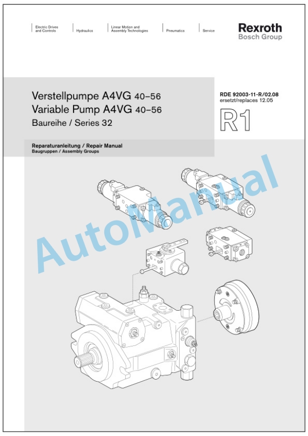 Bomag BW 190 AD-4, BW 202 AD-4, BW 203 AD-4 Tandem Vibratory Roller Service Manual 00891468 3 Bomag BW 190 AD-4, BW 202 AD-4, BW 203 AD-4 Tandem Vibratory Roller Service Manual 00891468 - Image 3