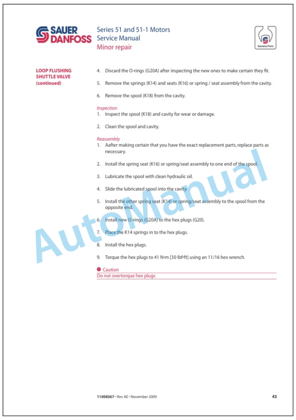 Bomag BW 190 AD-4, BW 202 AD-4, BW 203 AD-4 Tandem Vibratory Roller Service Manual 00891468 5 Bomag BW 190 AD-4, BW 202 AD-4, BW 203 AD-4 Tandem Vibratory Roller Service Manual 00891468 - Image 5