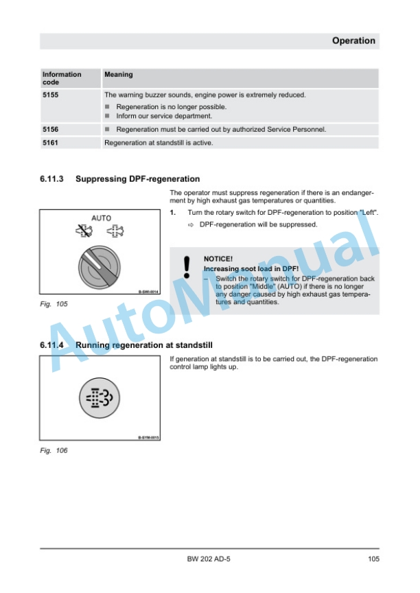 Alternative view of Bomag BW 202 AD-5 Tandem Vibratory Roller Operating and Maintenance Instructions 00820077