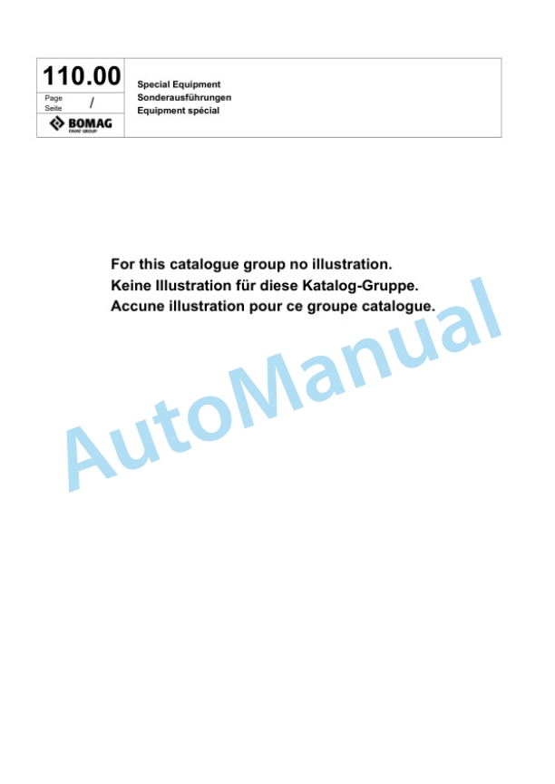 Bomag BW 203 AD-4 Tandem Vibratory Roller Spare Parts Catalogue 00826243 4 Bomag BW 203 AD-4 Tandem Vibratory Roller Spare Parts Catalogue 00826243-4