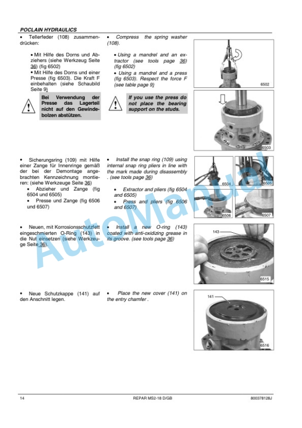 Bomag BW 211 D-4, BW 211 PD-4, BW 213 D-4, BW 213 PD-4 Single Drum Roller Service Manual 00891145 4 Bomag BW 211 D-4, BW 211 PD-4, BW 213 D-4, BW 213 PD-4 Single Drum Roller Service Manual 00891145 - Image 4