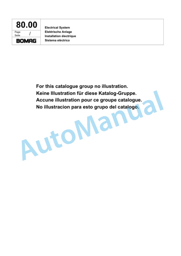 Bomag BW 211 D-4 Single Drum Wheel Drive Vibratory Roller Spare Parts Catalogue 00824159 2 Bomag BW 211 D-4 Single Drum Wheel Drive Vibratory Roller Spare Parts Catalogue 00824159-2