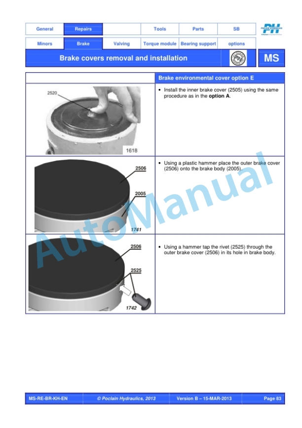 Bomag BW 211 D-40 to BW 213 PD-40 Single Drum Roller Service Manual 00840190 3 Bomag BW 211 D-40 to BW 213 PD-40 Single Drum Roller Service Manual 00840190 - Image 3