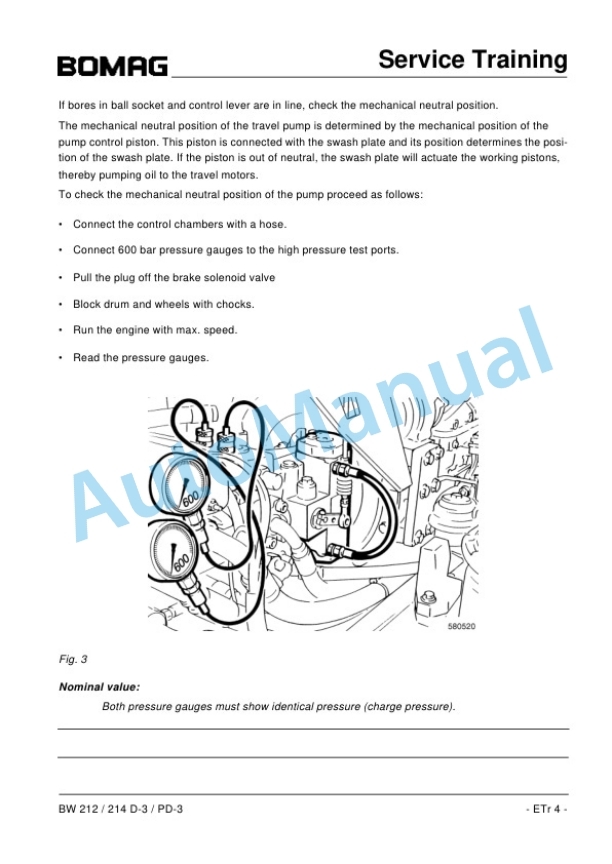 Bomag BW 212, BW 214 D-3, BW 214 PD-3 Single Drum Rollers Training Manual 00809866 2 Bomag BW 212, BW 214 D-3, BW 214 PD-3 Single Drum Rollers Training Manual 00809866 - Image 2