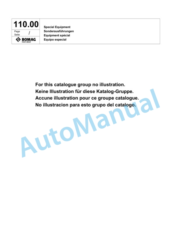 Bomag BW 213 D-4 EU-Flex Single Drum Wheel Drive Vibratory Roller Spare Parts Catalogue 00824431 3 Bomag BW 213 D-4 EU-Flex Single Drum Wheel Drive Vibratory Roller Spare Parts Catalogue 00824431-3