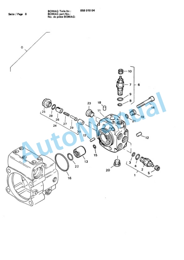 Bomag BW 213 D, BW 213 AD Spare Parts Catalogue 00814291 2 Bomag BW 213 D, BW 213 AD Spare Parts Catalogue 00814291-2