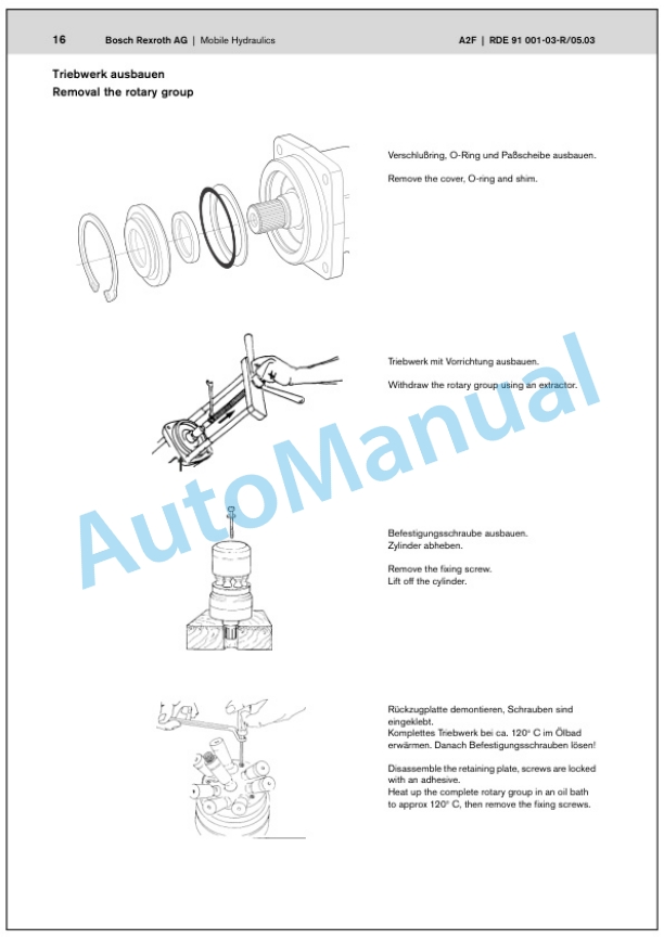 Bomag BW 213 DH-4 BVC to Variocontrol Single Drum Roller Service Manual 00891677 3 Bomag BW 213 DH-4 BVC to Variocontrol Single Drum Roller Service Manual 00891677 - Image 3