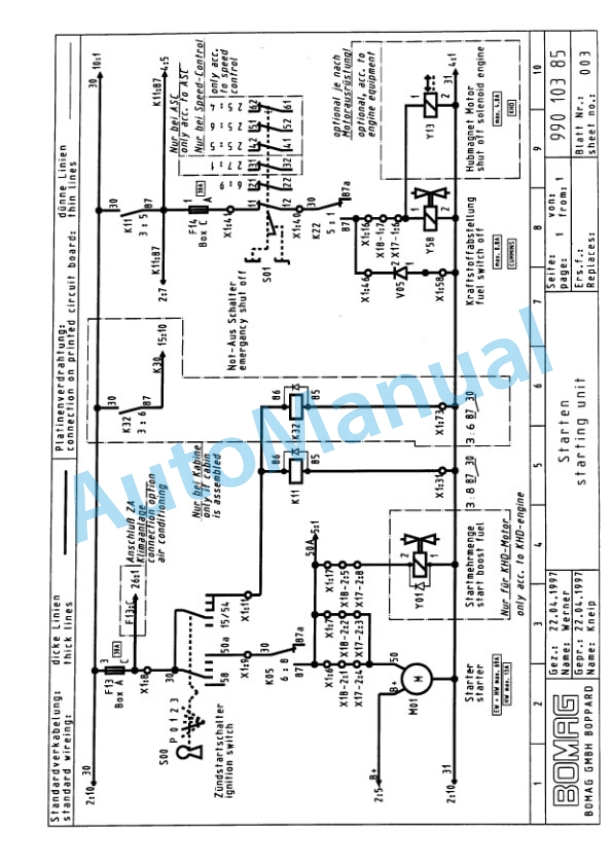 Bomag BW 213 PD-3 Single Drum Wheel Drive Vibratory Roller Spare Parts Catalogue 00815321 5 Bomag BW 213 PD-3 Single Drum Wheel Drive Vibratory Roller Spare Parts Catalogue 00815321-5