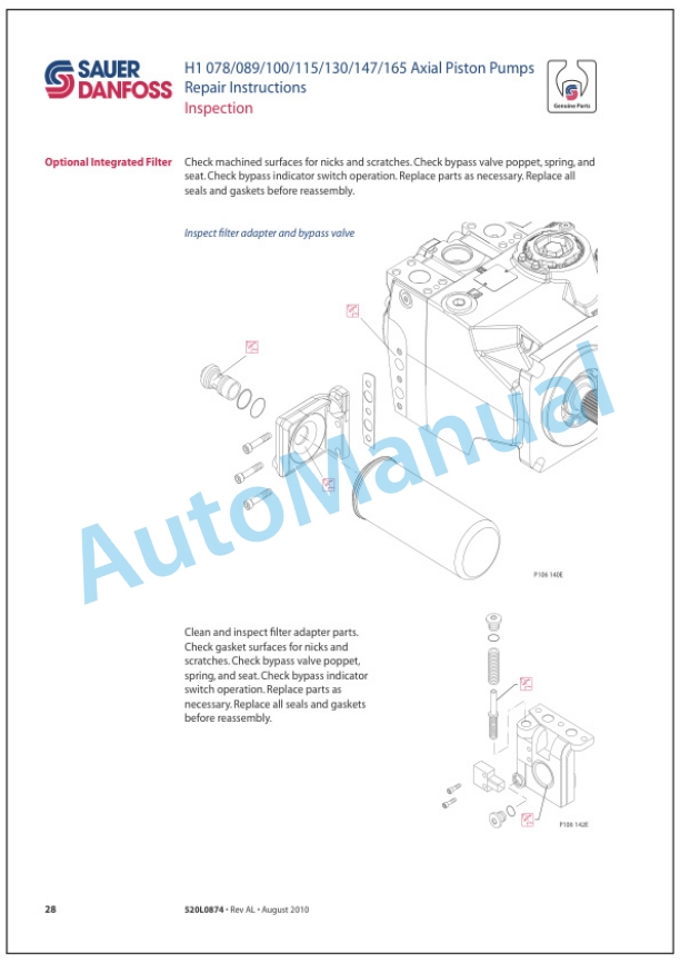 Bomag BW 216 DH-4i, BW 216 PDH-4i Single Drum Roller Service Manual 00892524 3 Bomag BW 216 DH-4i, BW 216 PDH-4i Single Drum Roller Service Manual 00892524 - Image 3